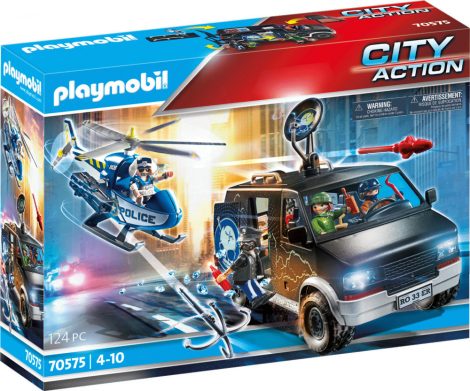 Playmobil City Action 70575 Rendőrségi helikopter: Menekülő autós nyomában