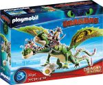   Playmobil Dragon 70730 Dragon Racing - Kőfej és Fafej Töffel és Böffel