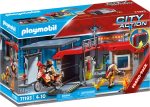 Playmobil City Action 71193 Hordozható tűzoltóság