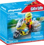 Playmobil City Life 71205 Life Mentőmotor villogó fénnyel