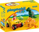 Playmobil 1.2.3 9120 Dinó kutató quaddal