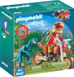 Playmobil Dinos 9431 Motocross raptorral